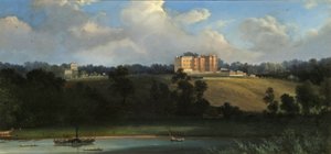 Richmond Hill dal fiume, Surrey, c.1830 da English School